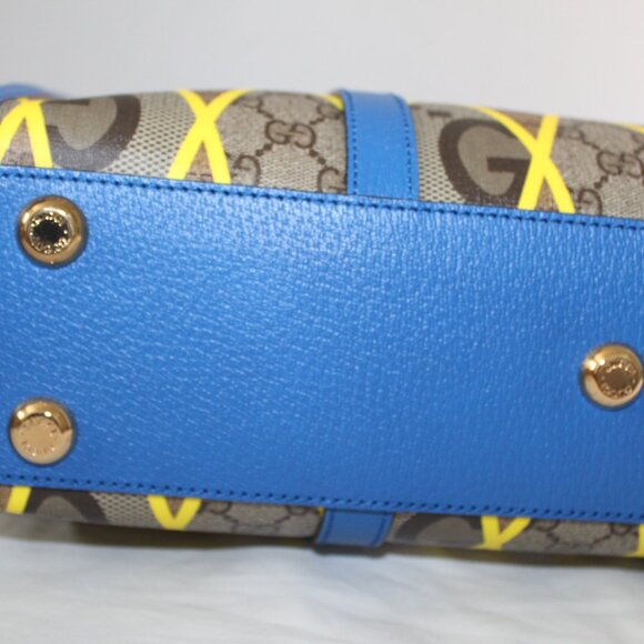 NWT Gucci GG Supreme Monogram Rhombus Large Tote Bag 726273 - Picture 8 of 16